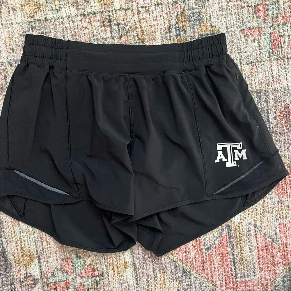 Lululemon Texas A&M hotty hot shorts discontinued 8